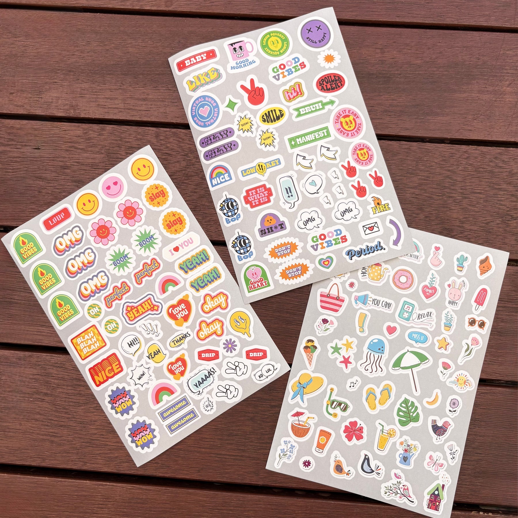 Stickers - Pack of 10 sheets