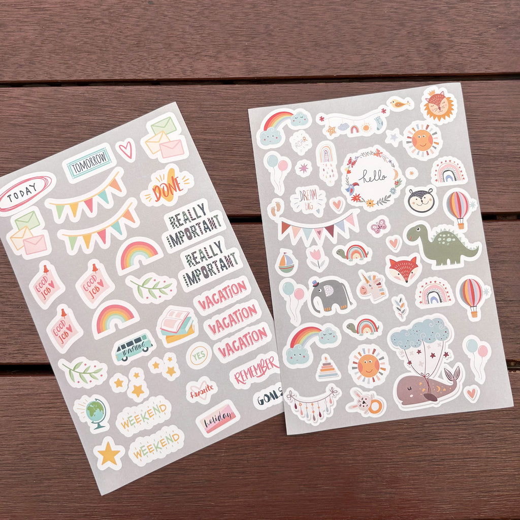 Stickers - Pack of 10 sheets