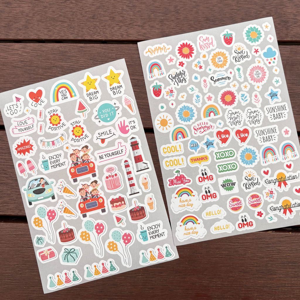 Stickers - Pack of 10 sheets