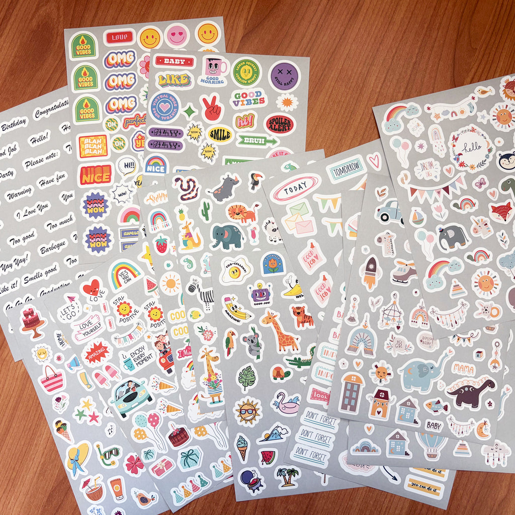 Stickers - Pack of 10 sheets